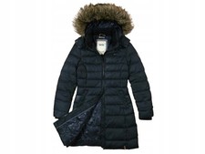 HILFIGER DENIM Kurtka Parka Puchowa Damska Logowana r. S na sprzedaż  PL