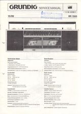 Grundig 1500 service gebraucht kaufen  Oldenburg (Oldenburg)