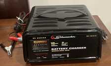 Carregador de bateria Schumacher SE-1010-2 10amp 2 Amp taxa dupla 12 volts testado bom comprar usado  Enviando para Brazil