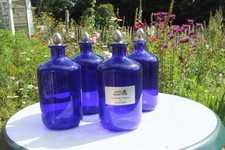 Levaquell glasflaschen blau gebraucht kaufen  Syke