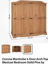 mexican pine wardrobe for sale mexican pine wardrobe for sale RUGBY