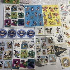 Lote 1B Adesivos Vintage Disney Mickey Mouse Minnie Pateta Pluto Pato Donald comprar usado  Enviando para Brazil