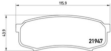 Brembo p83024 kit usato  Casapesenna