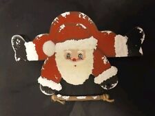 Handcrafted wooden santa for sale  Mount Airy