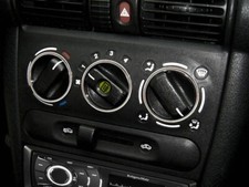 Per Opel Corsa B 1993-2000 Anillos de aluminio pulido para panel de control x3, usado comprar usado  Enviando para Brazil