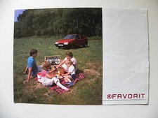 Brochure skoda favorit d'occasion Brochure skoda favorit d'occasion  France