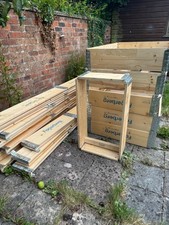 Foldable wooden box for sale  DEESIDE