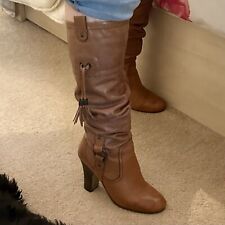 Faith leather boots for sale  DONCASTER