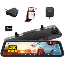 WOLFBOX G850 5G WiFi 4K Przód i tył Dashcam Sterowanie głosowe Kamera samochodowa i 64G na sprzedaż  Wysyłka do Poland
