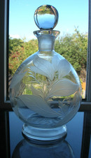 Antique decanter engraved for sale  GILLINGHAM