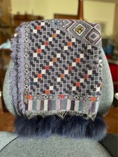 Maxi sciarpa cashmere usato  Rosate