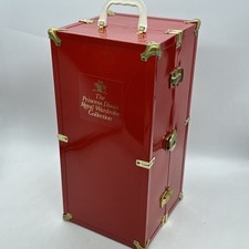 Guarda-roupa Danbury Mint Princess Diana Royal vermelho porta-malas gavetas, cabides e chave comprar usado  Enviando para Brazil