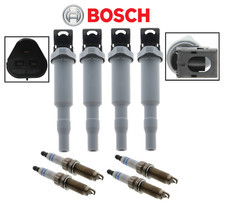 Bobina de ignição e vela de ignição Bosch OEM platina dupla (4 conjuntos) fabricante de equipamento original para BMW 2.0L comprar usado  Enviando para Brazil