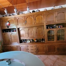 Wohnwand eiche rustikal gebraucht kaufen  Brilon