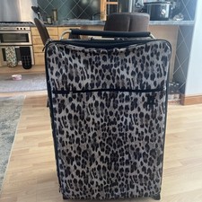 leopard suitcase for sale  LEICESTER
