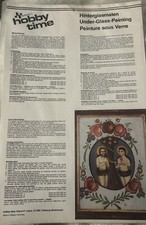 Hinterglasmalerei vorlage adam gebraucht kaufen  Taufkirchen