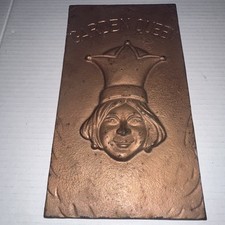 Placa antiga de ferro fundido pesado corte rústico bobo da corte jardim queen parede pátio varanda, usado comprar usado  Enviando para Brazil