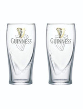 GUINNESS 2 x Copos de Cerveja Gravity Harp em Relevo 600ml BNWOB MAN CAVE BAR, usado comprar usado  Enviando para Brazil