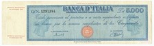 5000 lire titolo usato  Pignataro Maggiore