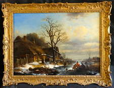 winter scene oil painting for sale winter scene oil painting for sale NUNEATON