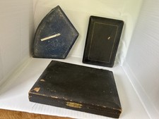 Three emptyantique boxes for sale  LEATHERHEAD