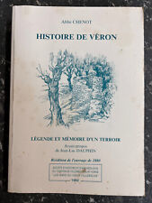 Chenot histoire véron d'occasion  Sens