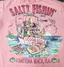 Vintage 1980 Salty Dog Surf Shop Daytona Beach M Bolso Masculino comprar usado  Enviando para Brazil