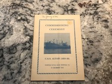 Uss altair commissioning for sale  Verona