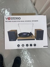 Vosterio record player for sale  BRADFORD