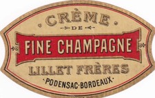 Ancienne étiquette fine d'occasion  Bordeaux-