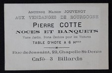 Carte visite vendanges d'occasion  Nantes-