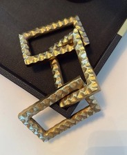Gold metal geometric for sale  Merrick