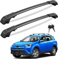 Usado, Rack de teto bloqueável 220 lb alumínio para Toyota RAV4 2013-2018 antirroubo comprar usado  Enviando para Brazil