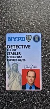 Law And Order SVU Det Elliot Stabler NYPD Novidade ID FEITA EM METAL/ALUMÍNIO comprar usado  Enviando para Brazil