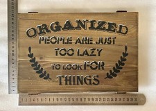 Rectangle wooden sign for sale  LEICESTER