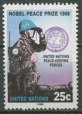 UNO New York 1989 Friedensnobelpreis UNO-Friedenstruppen 573 postfrisch comprar usado  Enviando para Brazil