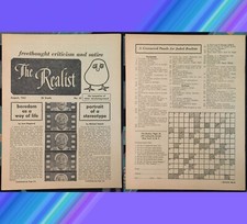 Counter Culture The REALIST #42 August 1963 SIXTIES Satire Yippie TERRY CARR segunda mano  Embacar hacia Mexico
