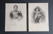 Pair antique prints for sale  ROMFORD