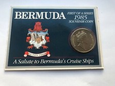 Simply Coins ~ 1985 A SALUTE TO BERMUDAS NAVIOS DE CRUZEIRO MOEDA DE 1 DÓLAR comprar usado  Enviando para Brazil