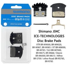 Usado, Pastilhas de freio a disco Shimano J02A/J04C resina/metal com aleta ICE-TECH fit XTR SLX XT comprar usado  Enviando para Brazil