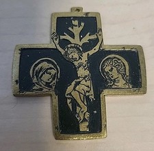 Kreuz anhänger messing gebraucht kaufen  Lorch