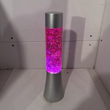 LÂMPADA LED GLITTER MULTICOLORIDA OPERADA POR BATERIA EM FORMA DE TUBO 13" - LÂMPADA DE LAVA FRIA comprar usado  Enviando para Brazil