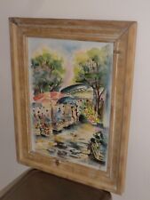 Cadre tableau aquarelle d'occasion  La Colle-sur-Loup