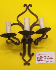 Lampadario muro ferro usato  Ostra Vetere