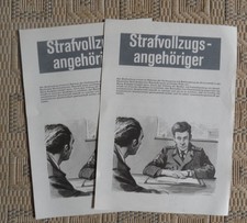 Werbeblatt berufe volkspolizei gebraucht kaufen  Leinefelde