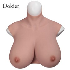 Übergröße Torso Crossdresser Silikonbrüste Brustprothese Falsche Brüste C-K Cup comprar usado  Enviando para Brazil