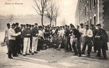 Cpa militaria scène d'occasion  Gennevilliers