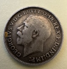 1917 threepence coin for sale  PONTEFRACT