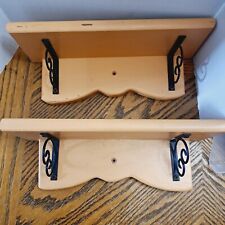 Wood shelves black for sale  Hammonton