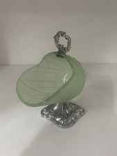 Vintage green frosted for sale  MANCHESTER